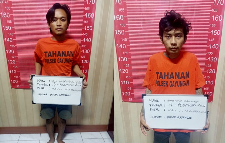 Hendak Pesta Sabu, 2 Pemuda Ditangkap