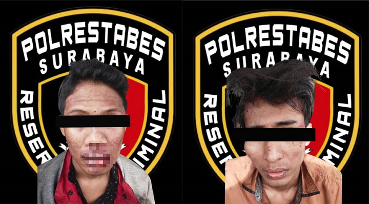 Dua Pelaku Curanmor di Surabaya Berhasil Dibekuk Polisi