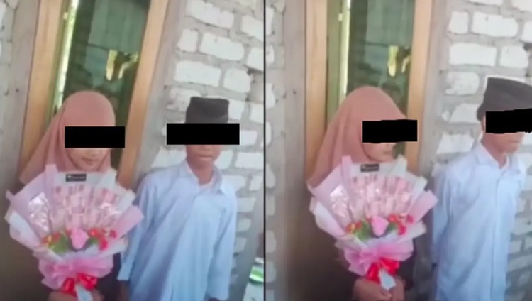 Viral Pernikahan Bocah 10 Tahun di Madura, Netizen: Kalau Berantem Pulang Kerumah Ortu
