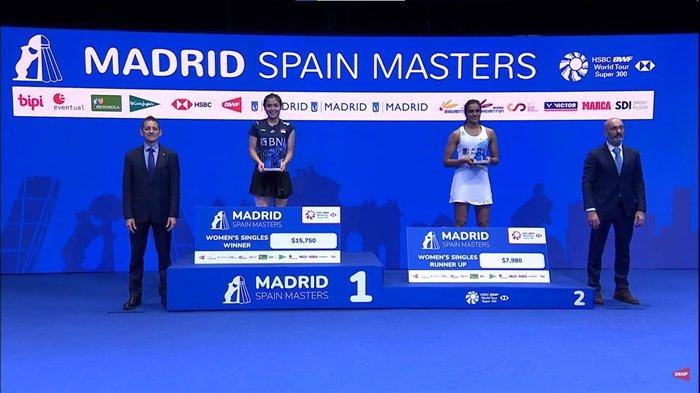 Gregoria Bawa Gelar untuk Indonesia di Spain Masters 2023