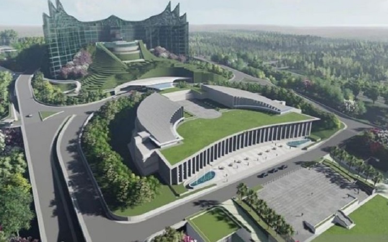 Waskita Karya Targetkan Pembangunan Gedung Setpres dan Pendukung Istana IKN Selesai Akhir 2024