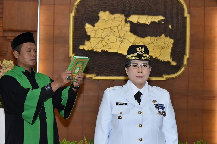 Pj Wali Kota Kediri Resmi Dilantik Gubernur Jawa Timur
