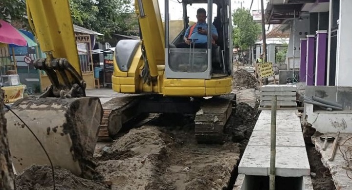 Perbaiki 13 Titik Drinase di Kota Kediri