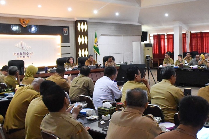 Update Capaian Program, Penjabat Wali Kota Kediri Coffee Morning Bersama Kepala OPD