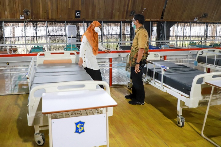 Antisipasi Lonjakan Omicron, Wakil Ketua DRPD Surabaya Tinjau Kesiapan Gedung Isolasi Terpusat