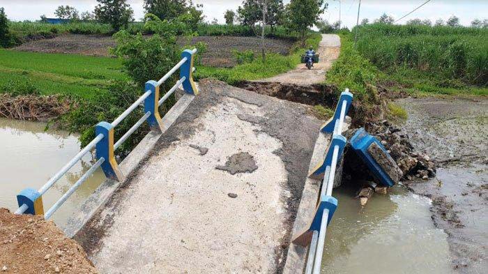 Tak Kunjung Diperbaiki, Perbaikan Jembatan Putus Gunakan Dana Desa