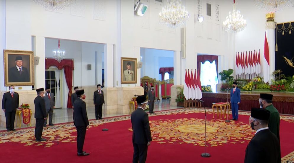 Empat Nama Pejabat Negara Baru Dilantik Jokowi