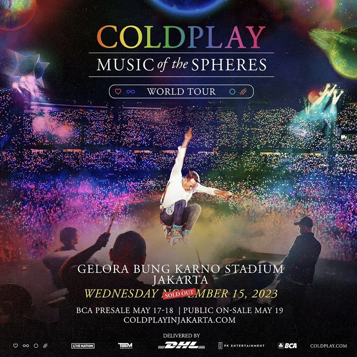 Konser Coldplay Baru November, Tiket Sudah Sold Out, Ludes Dalam Beberapa Menit