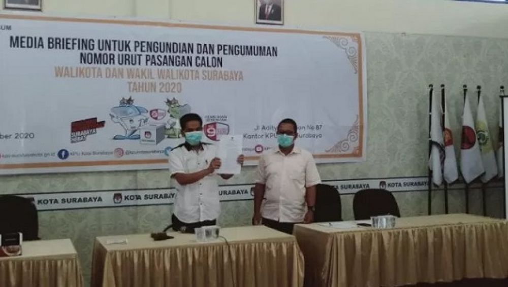 KPU Resmi Tetapkan Dua Paslon Peserta Pilkada Surabaya