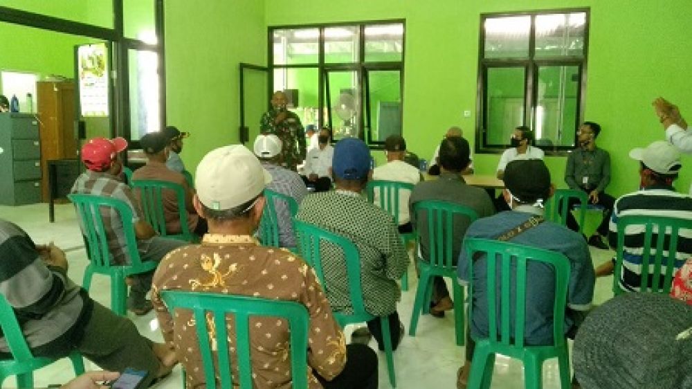TNI Koramil Kab  Lumajang  Dukung Realisasi Program KUR Sektor Pertanian