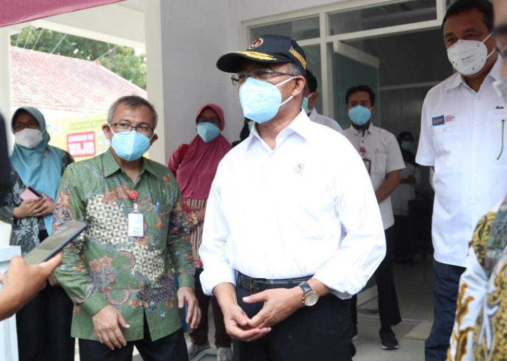 Menko PMK RI Kunjungi Lab PCR Kabupaten Kediri
