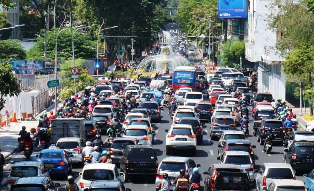 Surabaya Jadi Kota Termacet di Indonesia Tahun 2021