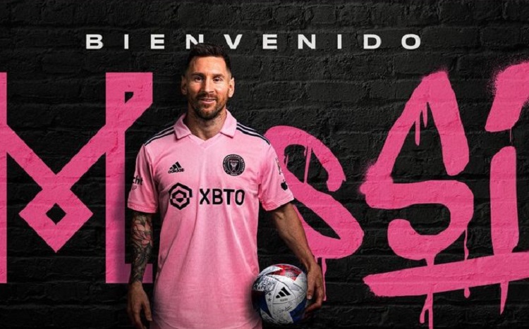 Serba Pink Kenakan Jersi Nomor 10, Lionel Messi Resmi Dikenalkan Inter Miami