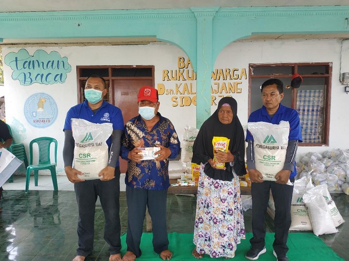 Megasurya Mas Bantu 1,5 Ton Sembako Warga Terpencil Dusun Kalikajang