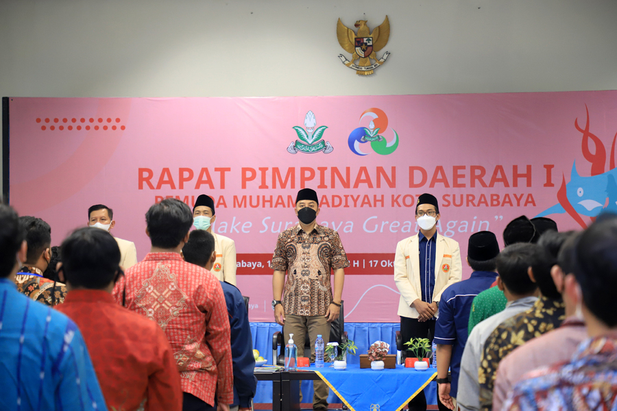 Wali Kota Eri Ajak Pemuda Muhammadiyah Kolaborasi Bangun Surabaya