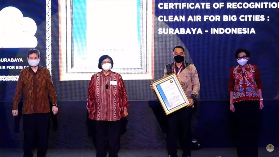 Surabaya Raih Penghargaan Udara Terbersih se-ASEAN