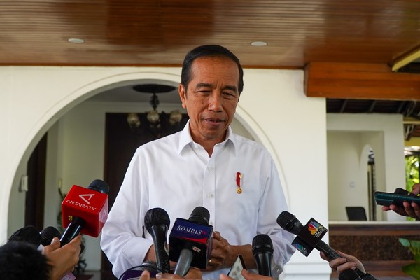 Jokowi, Bicara Soal SYL Belum Diumumkan Tersangka Korupsi