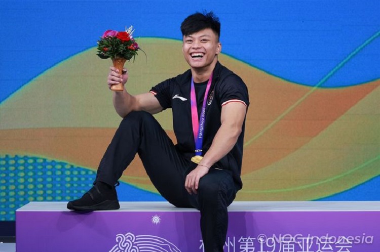 Congrats! Rahmat Erwin Raih Medali Emas dan Catat Rekor Dunia di Asian Games 2023