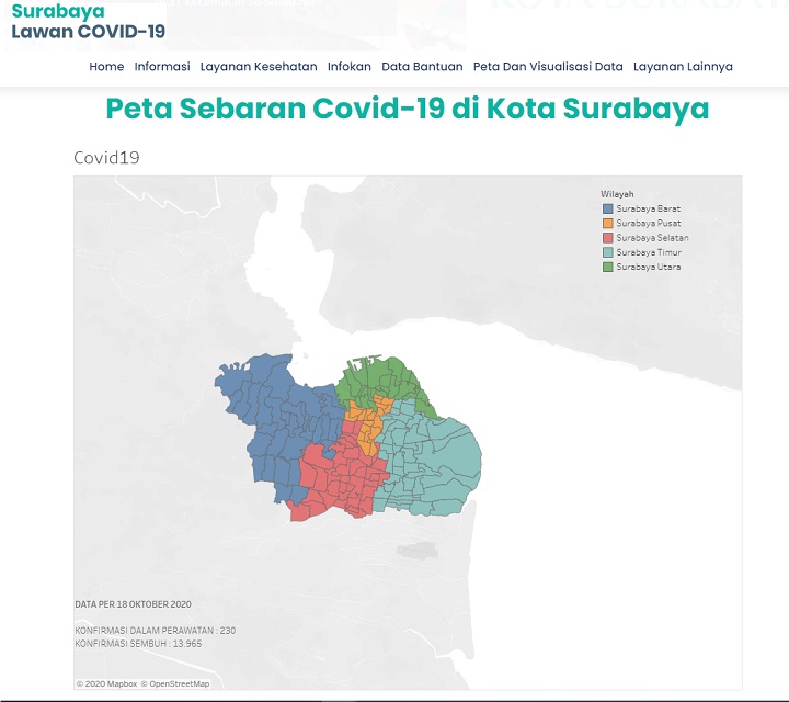 Kini, Surabaya Masuki Resiko Rendah Covid-19