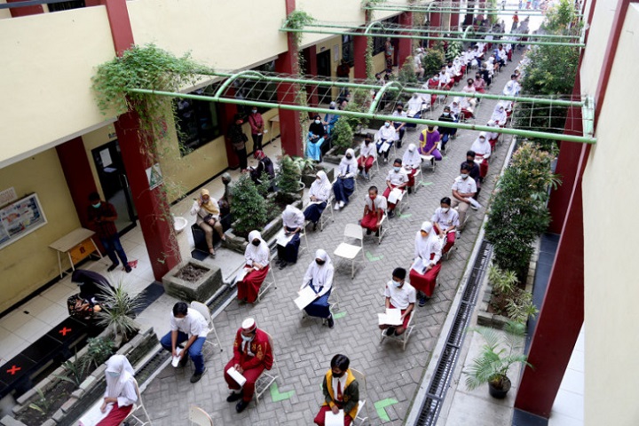 14.150 Pelajar SMP Ikuti Vaksinasi Massal Serentak