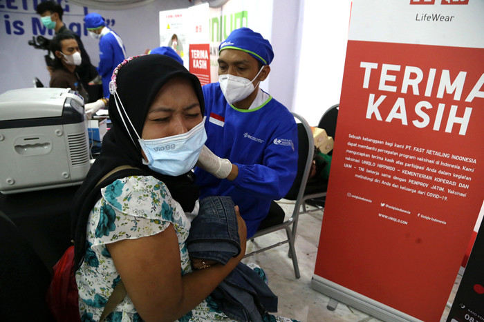 Capaian Vaksinasi Dosis Dua di Surabaya Sudah 94 Persen