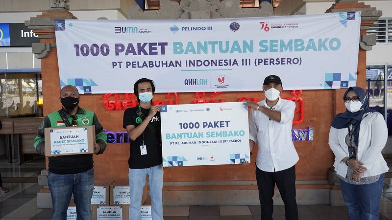 Sembako TJSL Pelindo III Didistribusikan ke Jawa dan Bali